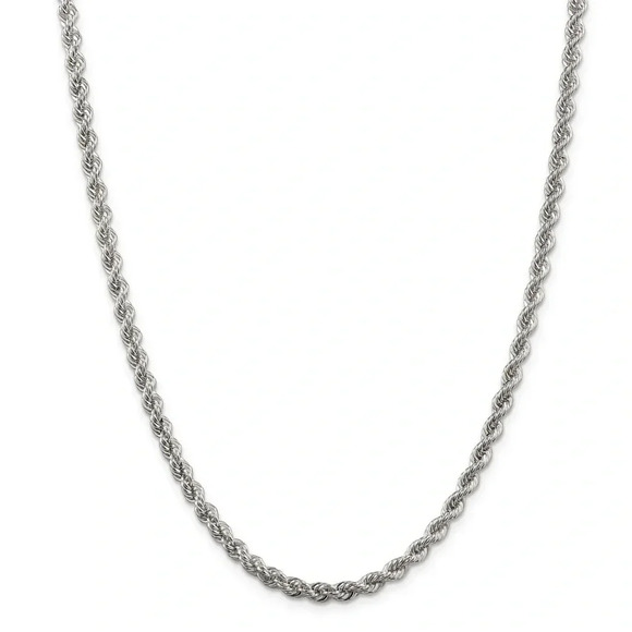 Other - Solid Rope 4.5mm Necklace 24 Inch Stainless Steel